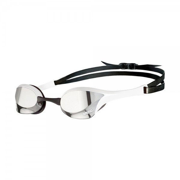 Arena Cobra Ultra Swipe Mirror Swimming Goggles-Silver White Arena Cobra Ultra Swipe Mirror Swimming Goggles-Silver White