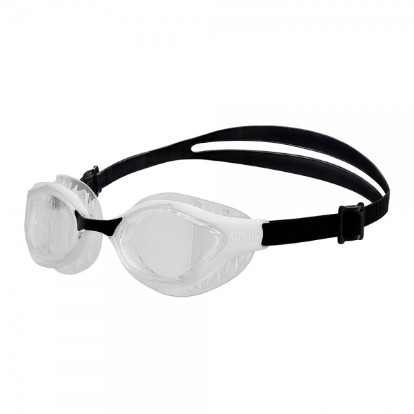 Arena Air Bold Swipe Swimming Goggles-Clear White Black Arena Air Bold Swipe Swimming Goggles-Clear White Black
