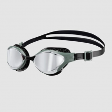 Arena Air Bold Swipe Mirror Swimming Goggles-Silver Dark Olive