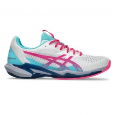 Asics Solution Speed FF 3 Padel Shoes-White & Hot Pink