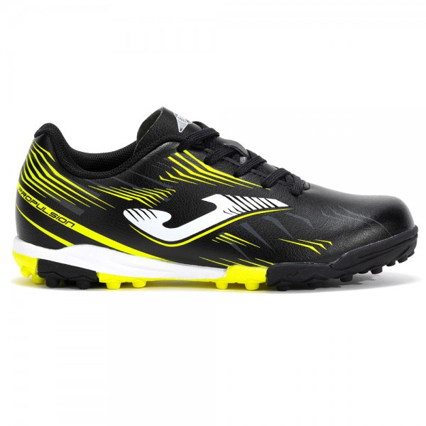 Joma Propulsion 2501 Artificial Grass Football Shoes for Juniors-Yellow & Black