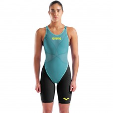 Arena Womens Carbon Glide Limited Edition Powerskin Suit – Black-Biscay Bay