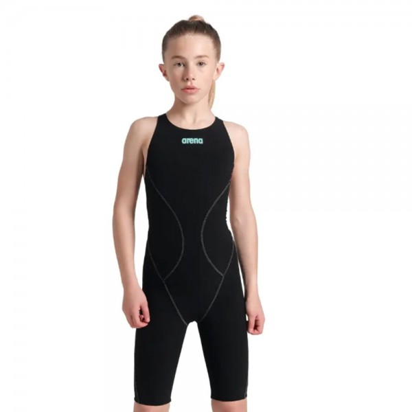 Arena Girls Impulso Powerskin Suit - Black - Teal