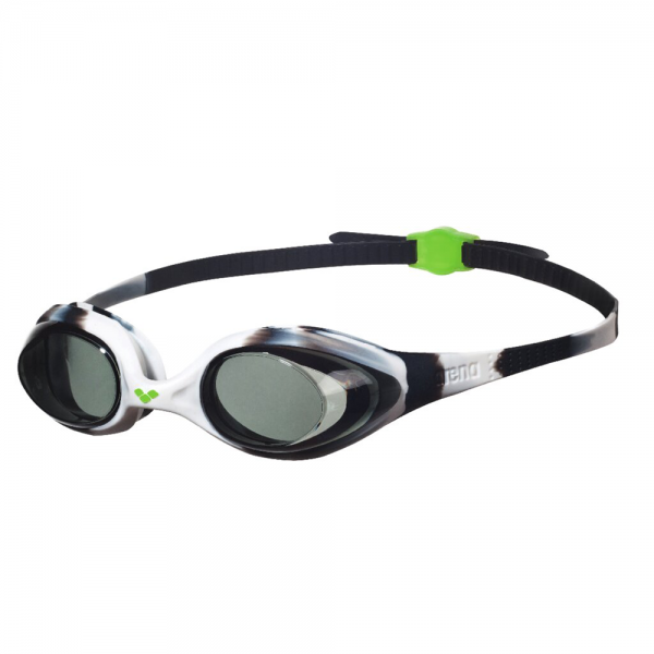 Arena Spider Junior Swimming Goggles-Black White