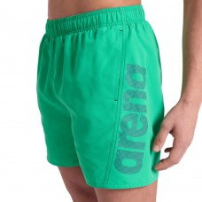 Arena Fundamentals Logo Boxers-Green Quartz