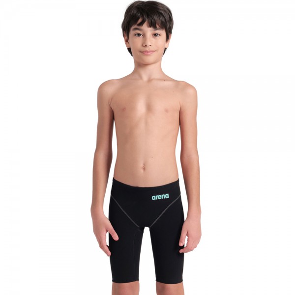 Arena Boys Impulso Powerskin Jammer - Black-Teal