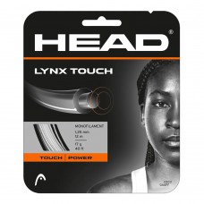 Head Lynx Touch 17g Tennis String- Transparent Black (12M)