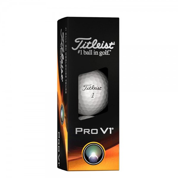 Titleist Pro V1 Golf Ball - White (3 Balls Pack)