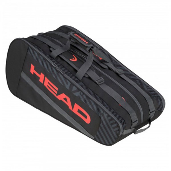 Head Base Racket Tennis Bag L-Black Orange