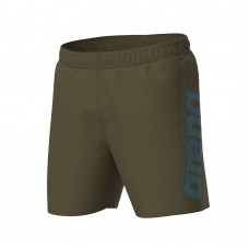 Arena Fundamentals Logo Boxers-Dark Olive Turquoise
