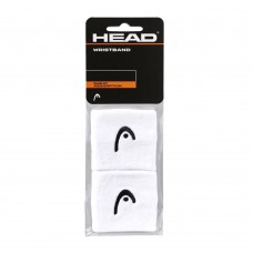 Head  Wristband 2,5" (Pair)-White
