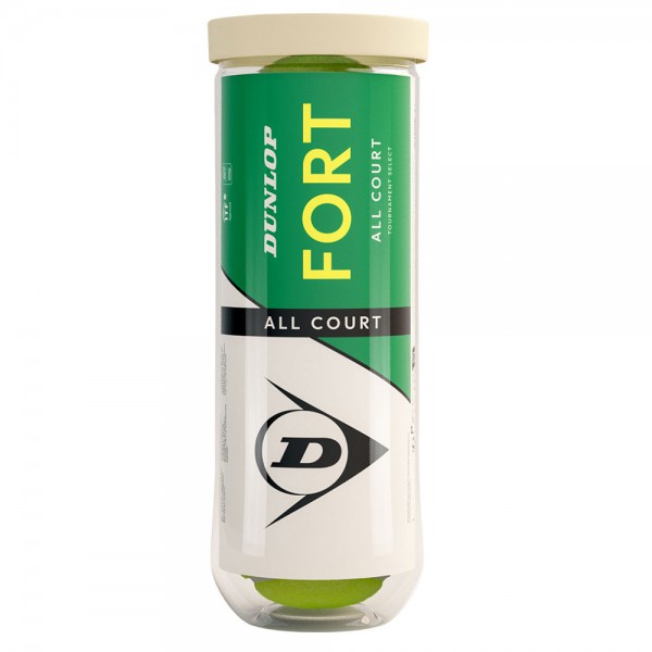 Dunlop FORT All Court Tennis Ball (Pack of 3)