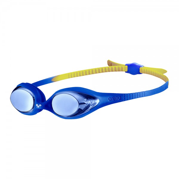 Arena Spider Junior Mirror Swimming Goggles-Blue Blue Yellow