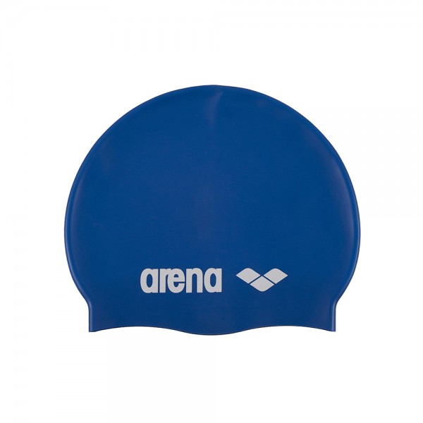 Arena Classic Silicone JR Swimming Cap-Sky Blue White