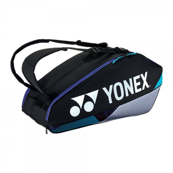 Yonex BA92426EX Pro 6 Racket Bag-Black Silver