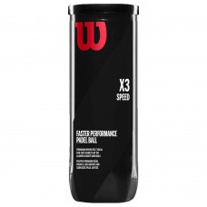 Wilson X3 Speed Padel Balls (3 Balls Pack)