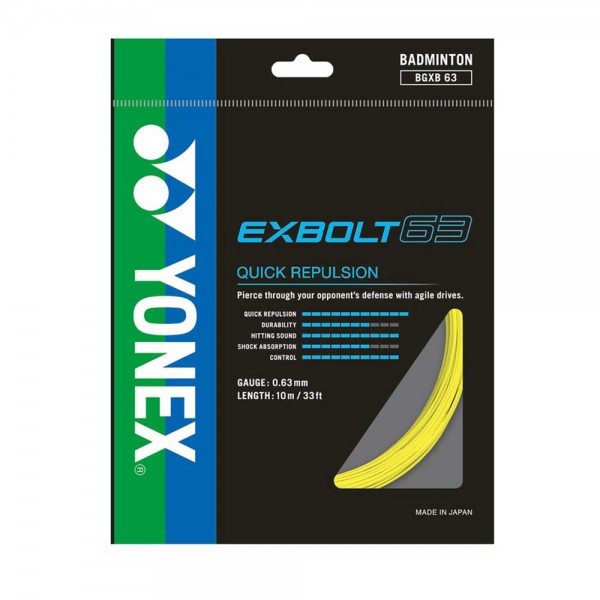 YonexExBolt 63 Badminton Racket String