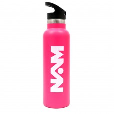 Nam Straw Lid Bottle 600ml-Pink