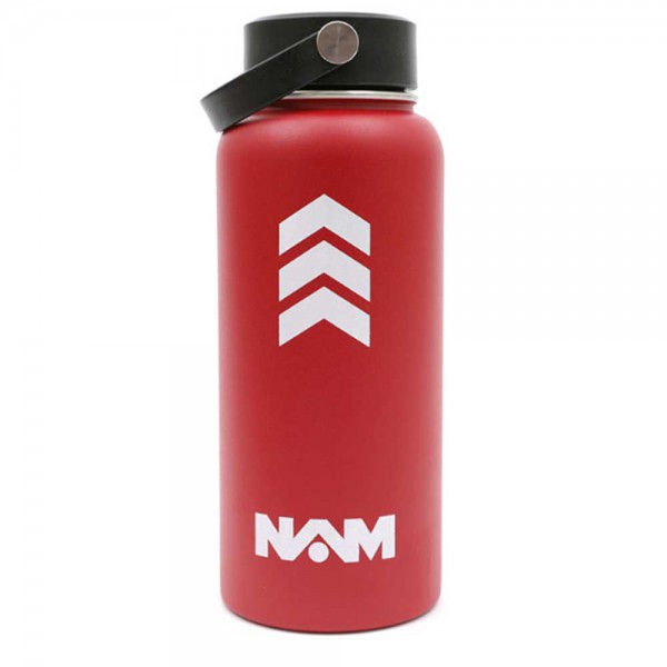 Nam Flex Cap Bottle (wide mouth) 950ml-Red