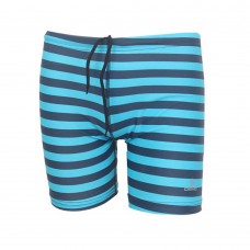 Deko Boy's Striped Swimming Shorts - Blue/Black