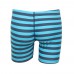 Deko Boy's Striped Swimming Shorts - Blue/Black