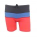 Deko Boy's Striped Swimming Shorts - Black/Blue/Red