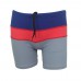 Deko Boy's Striped Swimming Shorts - Blue/Red/Grey