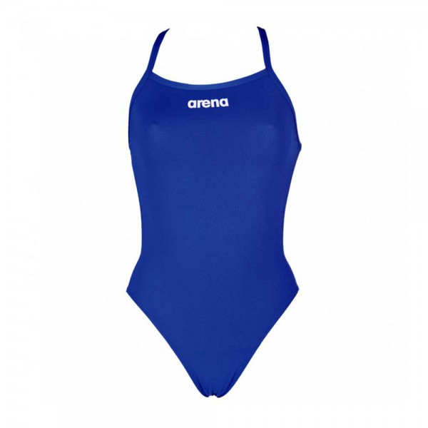 Arena Women's Solid Light Tech High L Swimming Suit-Royal