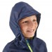 Decathlon-Quechua Kid's 7-15y waterproof jacket - MH100 - Navy Blue