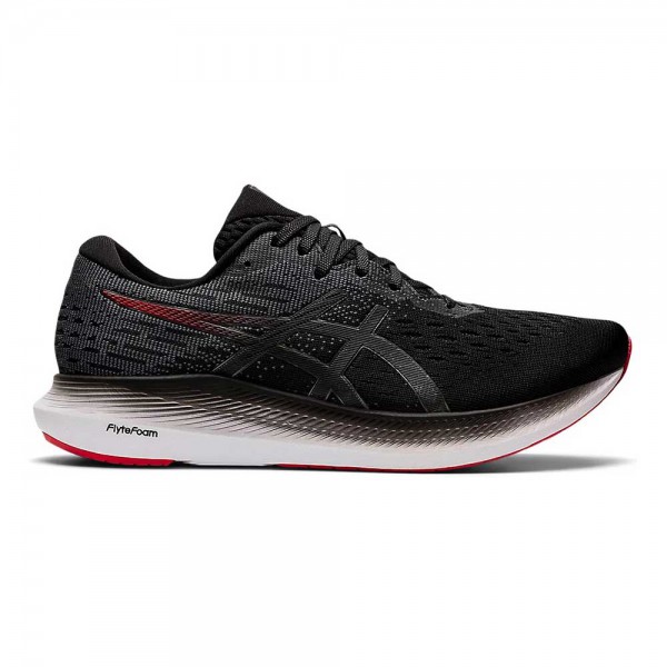 Asics EvoRide 2 Running Shoes-Black & Electric Red