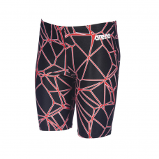 Arena Carbonics Pro Jammers for Juniors-Black&Red