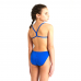 Arena Girl's Solid Lightech Swimming Suit-Royal