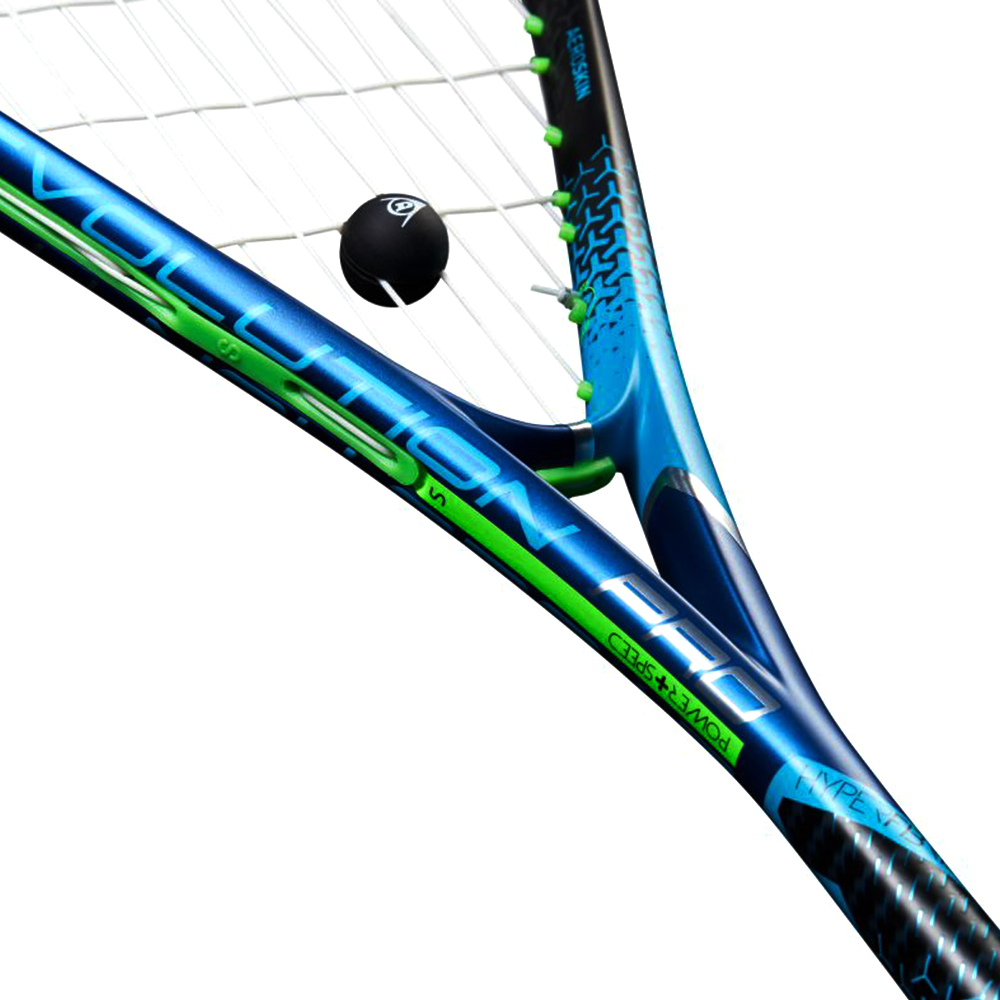 Dunlop Hyperfibre + Evolution Pro 120 Squash RacketTheSportStore.pk