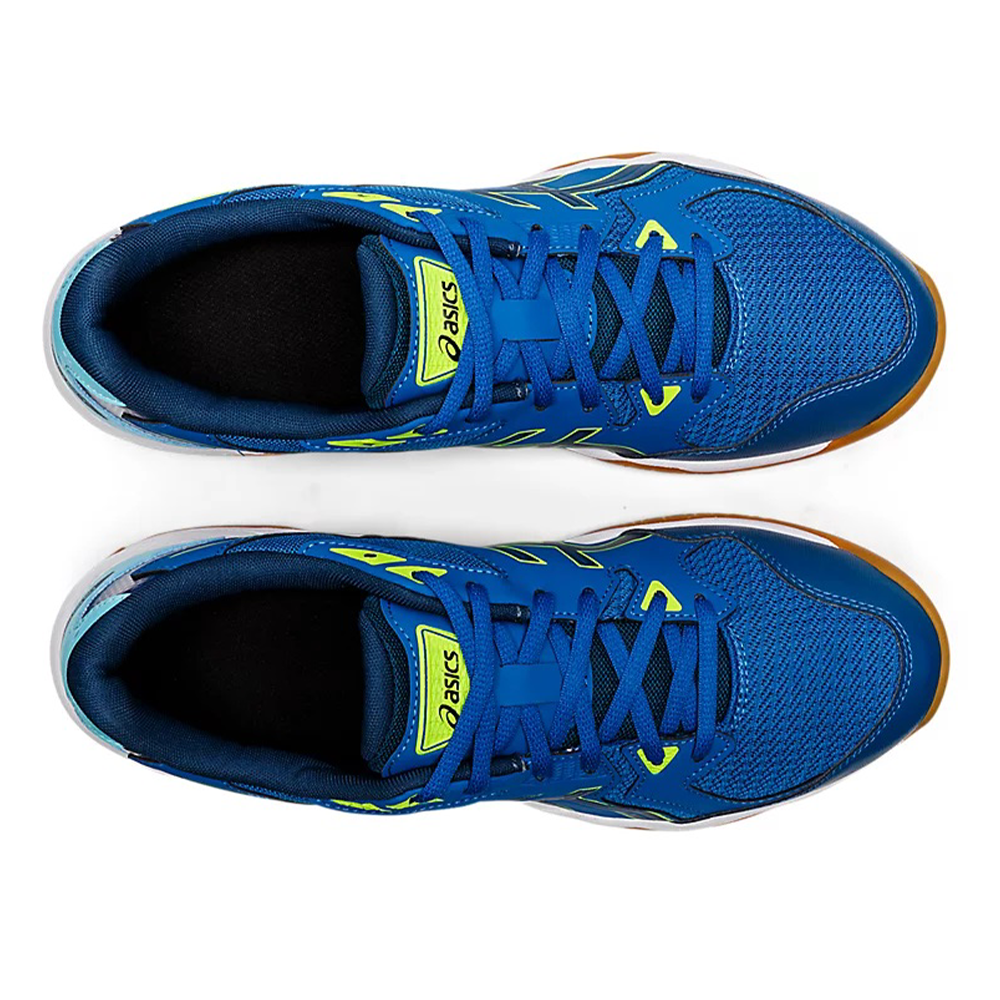 Asics Gel Rocket 10 Indoor Court Shoes Lake Drive Mako Blue TheSportStore.pk
