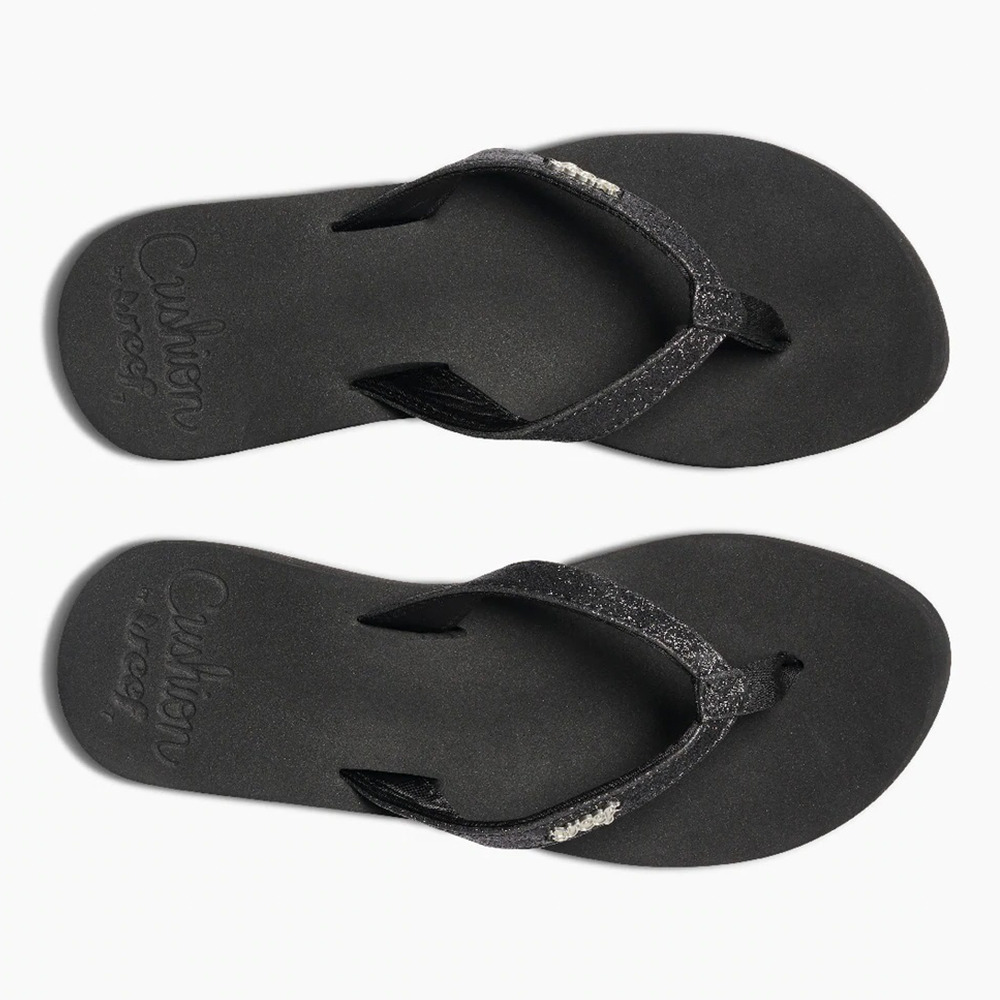 Reef Star Cushion Slippers for Women Black TheSportStore.pk