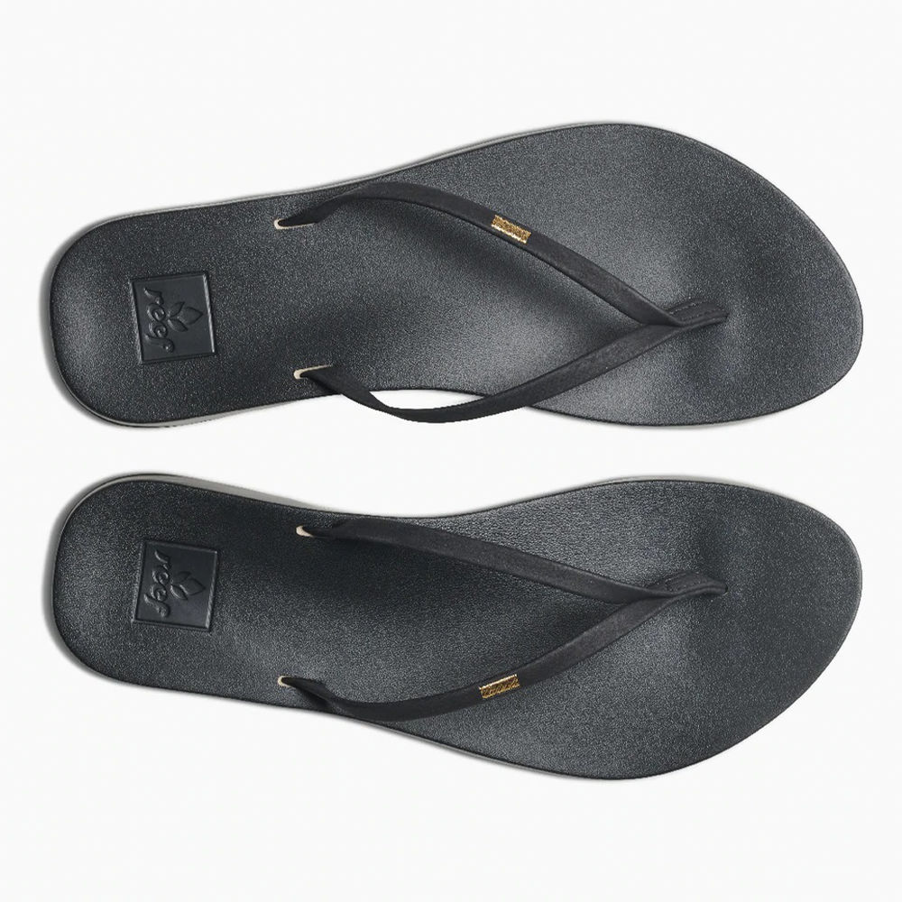 Reef Cushion Slim Slippers Black