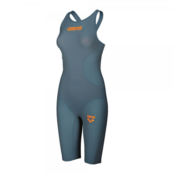 Arena Womens PowerSkin R-EVO One Racing Suit - Grey-Orange