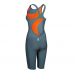 Arena Womens PowerSkin R-EVO One Racing Suit - Grey-Orange
