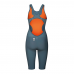 Arena Womens PowerSkin R-EVO One Racing Suit - Grey-Orange