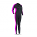 Deko Women Swimming Full Suit (one piece) Black & Pink