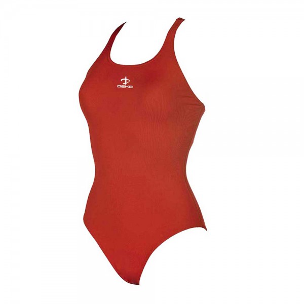 Deko Women Luted Swimming Suit - Red Deko Women Luted Swimming Suit - Red