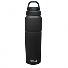 CamelBak MultiBev 22 oz Bottle / 16 oz Cup, Insulated Stainless Steel-Black