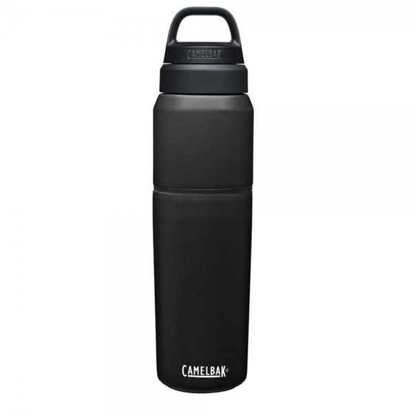 CamelBak MultiBev 22 oz Bottle / 16 oz Cup, Insulated Stainless Steel-Black