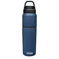 CamelBak MultiBev 22 oz Bottle / 16 oz Cup, Insulated Stainless Steel-Navy