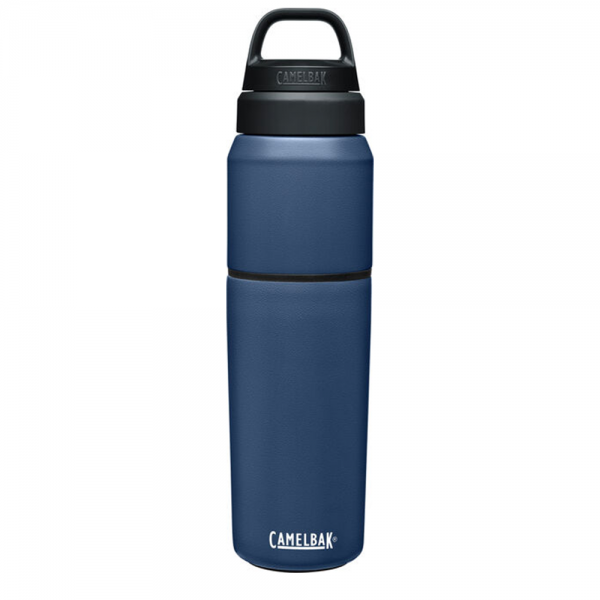 CamelBak MultiBev 22 oz Bottle / 16 oz Cup, Insulated Stainless Steel-Navy