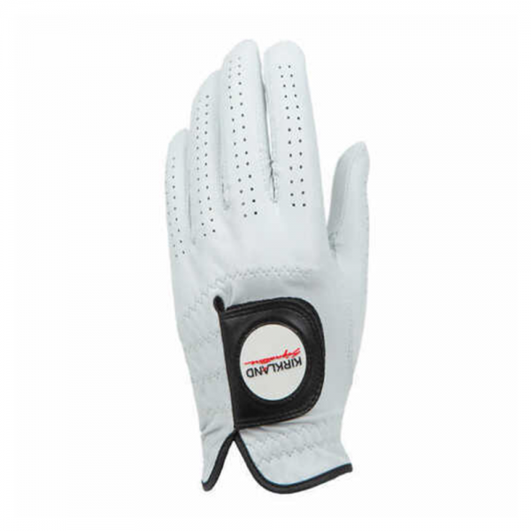 Kirkland Signature Premium Leather Golf Glove - White (RH Player)