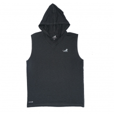 Panthera Men's Sleeveless Hoodie - Charcoal