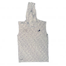 Panthera Men's Sleeveless Hoodie - White