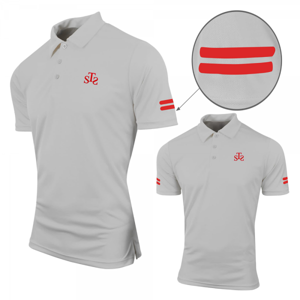 TSS Hi-Performance Polo Shirt - Light Grey