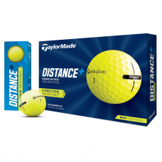 TaylorMade Distance Plus 2021 Golf Balls (3 balls pack) - Yellow